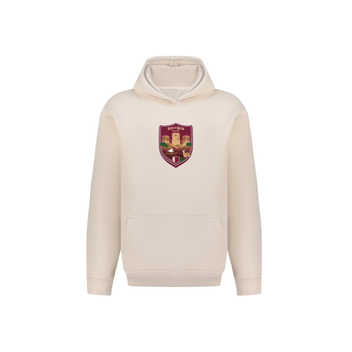 State of Qatar Crest Hoodie