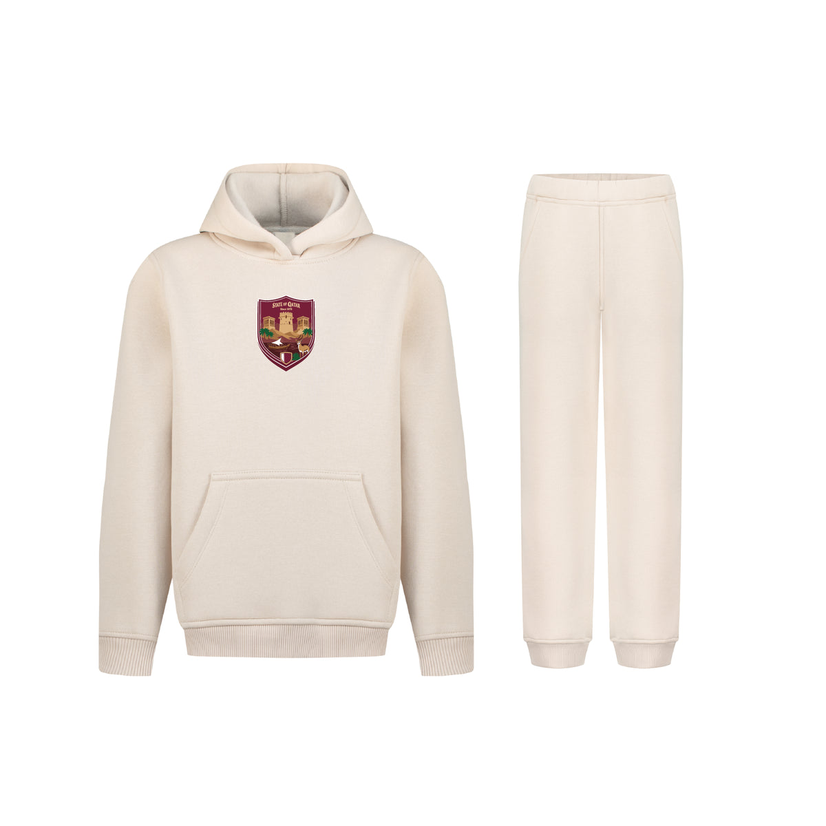 Kids State of Qatar Crest Set