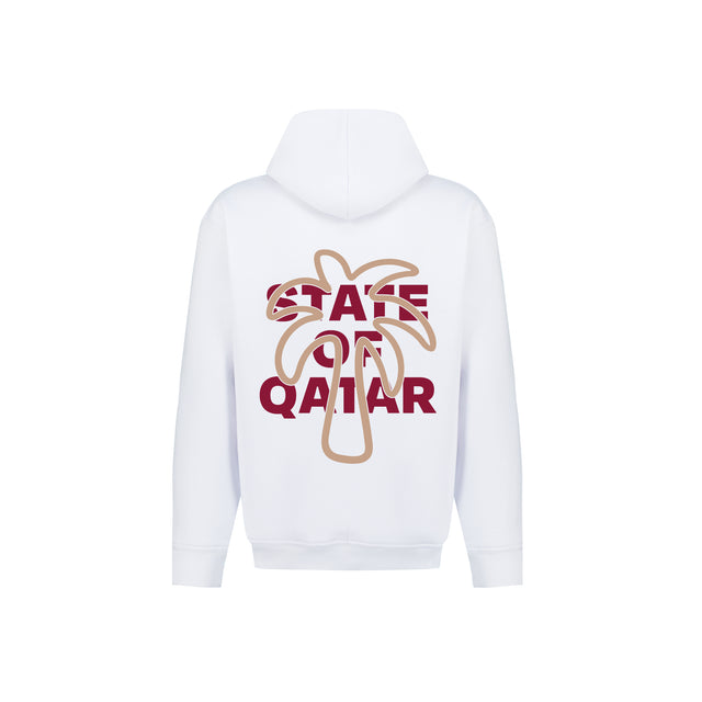 State of Qatar Palm Hoodie