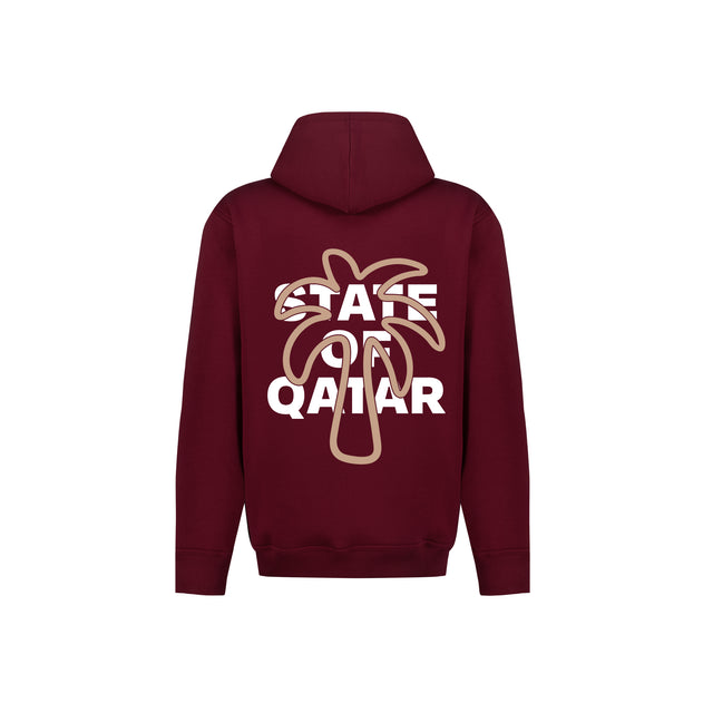State of Qatar Palm Hoodie