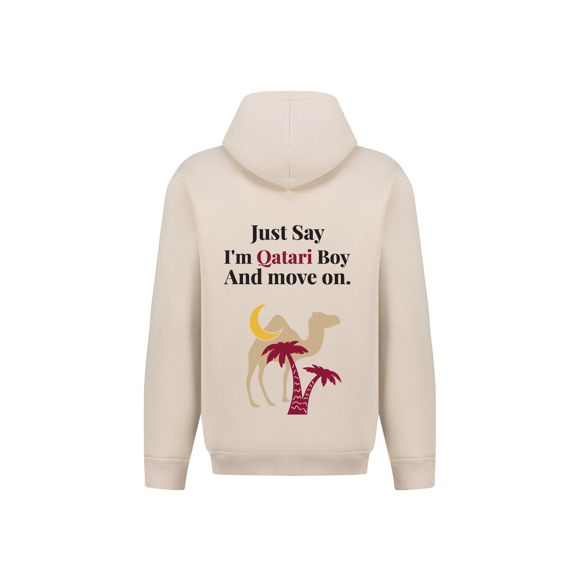 Just Say I'm Qatari Boy Hoodie