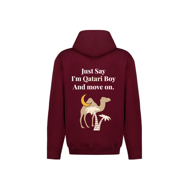 Just Say I'm Qatari Boy Hoodie