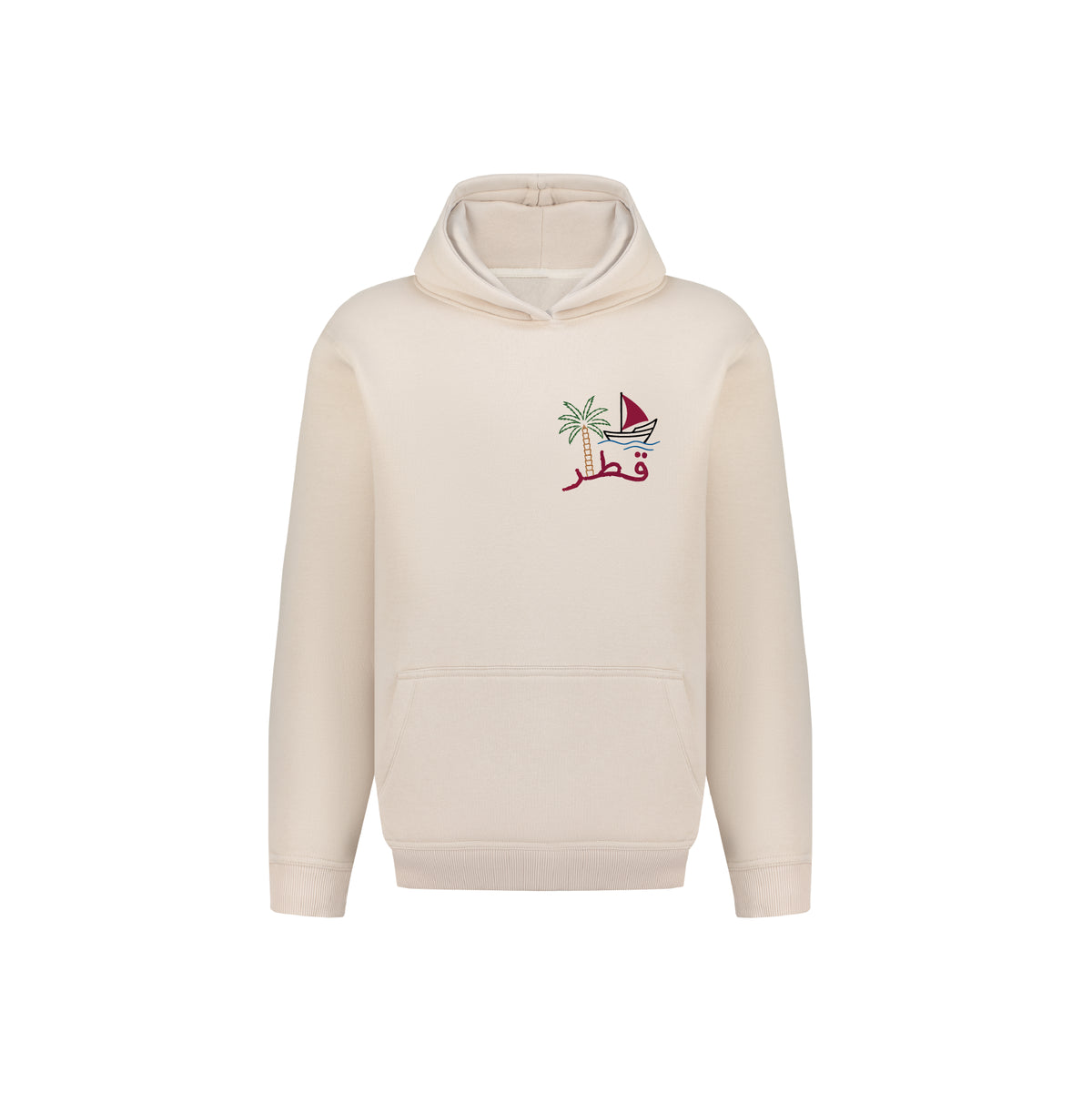 Qatar Line Art Landmarks Hoodie