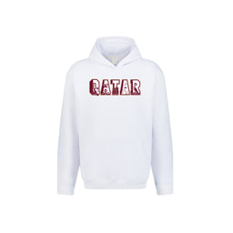 Qatar Landmarks Block Letters Hoodie