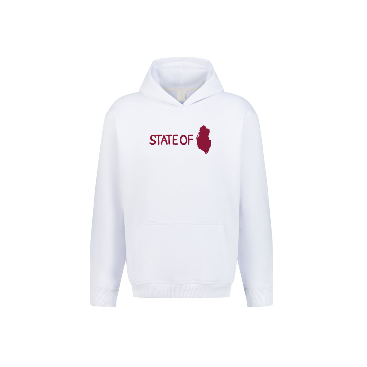 State of Qatar Falcon Stamp Hoodie