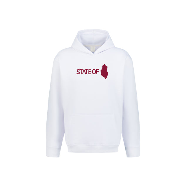 State of Qatar Falcon Stamp Hoodie
