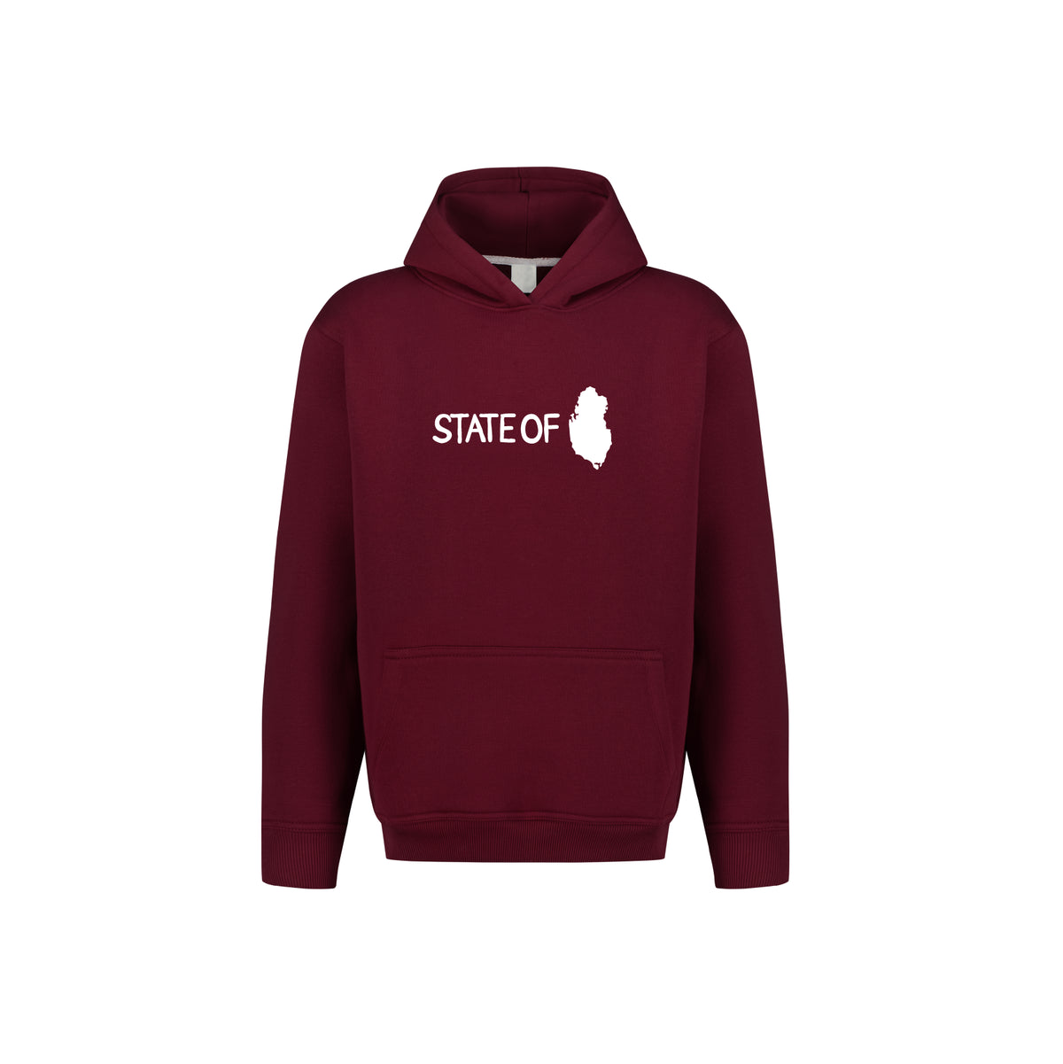 State of Qatar Falcon Stamp Hoodie
