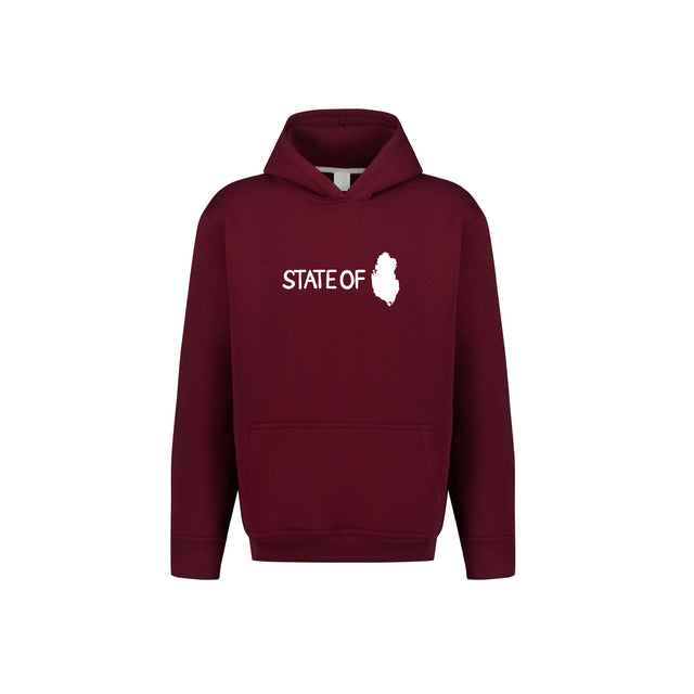 State of Qatar Falcon Stamp Hoodie