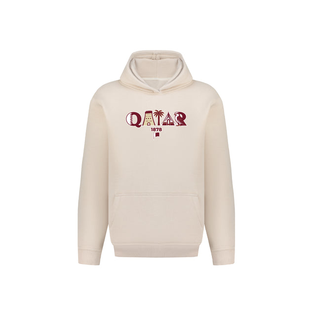 Qatar Heritage Letters Hoodie